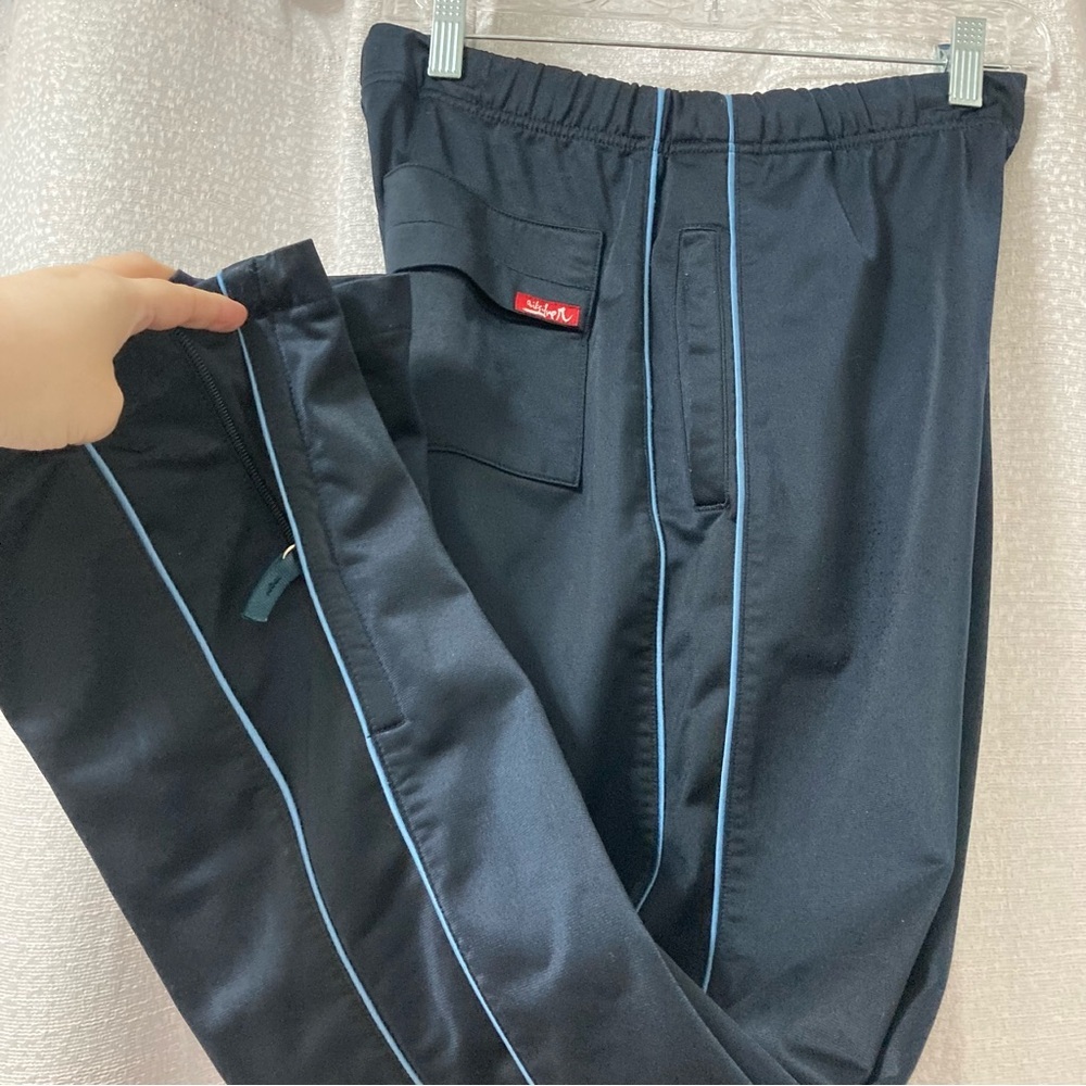 Quiksilver Boys Blue Track Pants Size Large Relaxed, Baggy, Outdoor